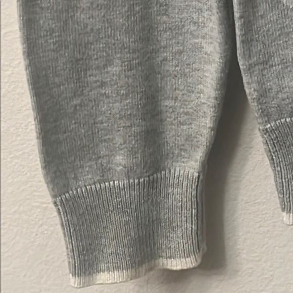 Zara Gray and Blue Argyle Sweater - Picture 4 of 8